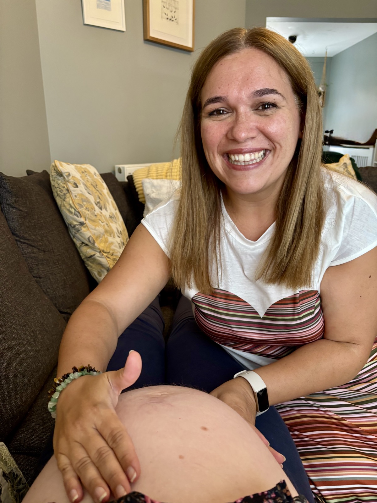 Anabela during antenatal home visit